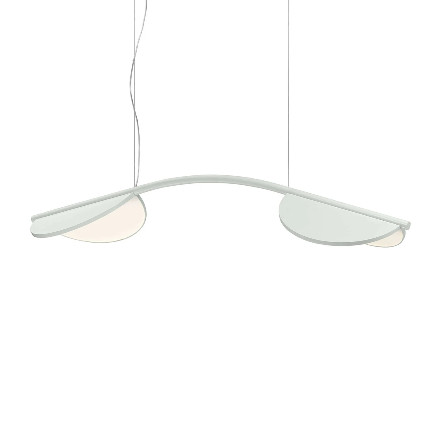 FLOS Almendra Arch LED Hanging Light, Long, White 3 FLOS Almendra Arch LED Hanging Light, Long, White