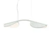 FLOS Almendra Arch LED Hanging Light, Short, White -Lighthouse Shop 10000248