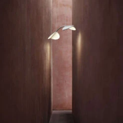 FLOS Almendra Arch LED Hanging Light, Short, White -Lighthouse Shop 10000248 2