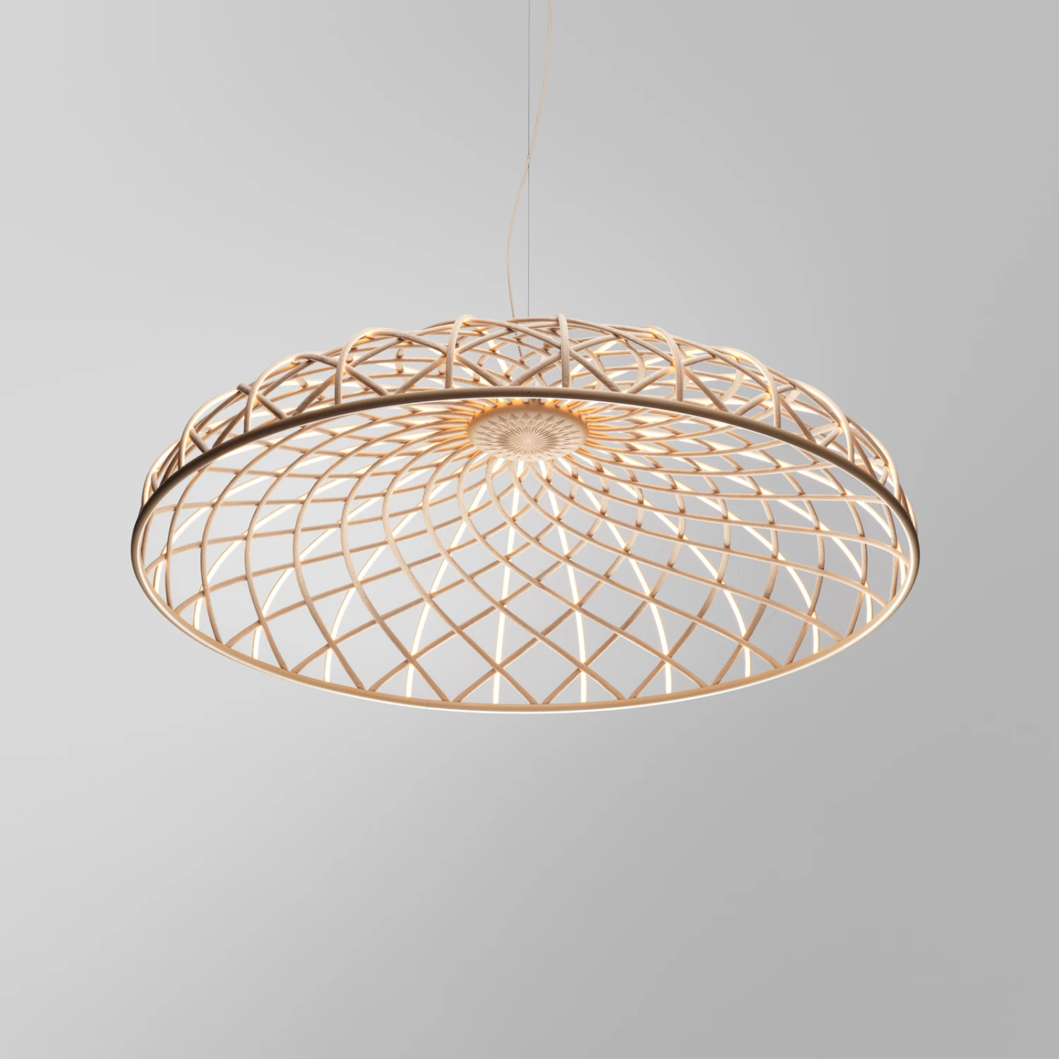 FLOS Skynest LED Pendant Light, Light Brown 3 FLOS Skynest LED Pendant Light, Light Brown