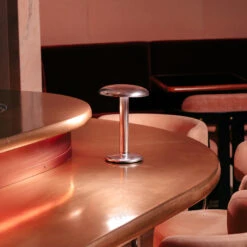 FLOS Gustave LED Table Lamp, Battery 927 Silver -Lighthouse Shop 10008972 2