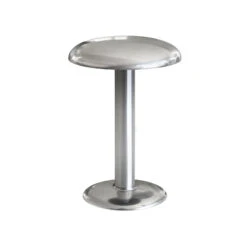 FLOS Gustave LED Table Lamp, Battery 927 Silver