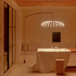 FLOS Skynest Motion LED Pendant Light, Anthracite