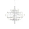 FLOS 2097/75 LED Chandelier, Clear, White -Lighthouse Shop 10014133