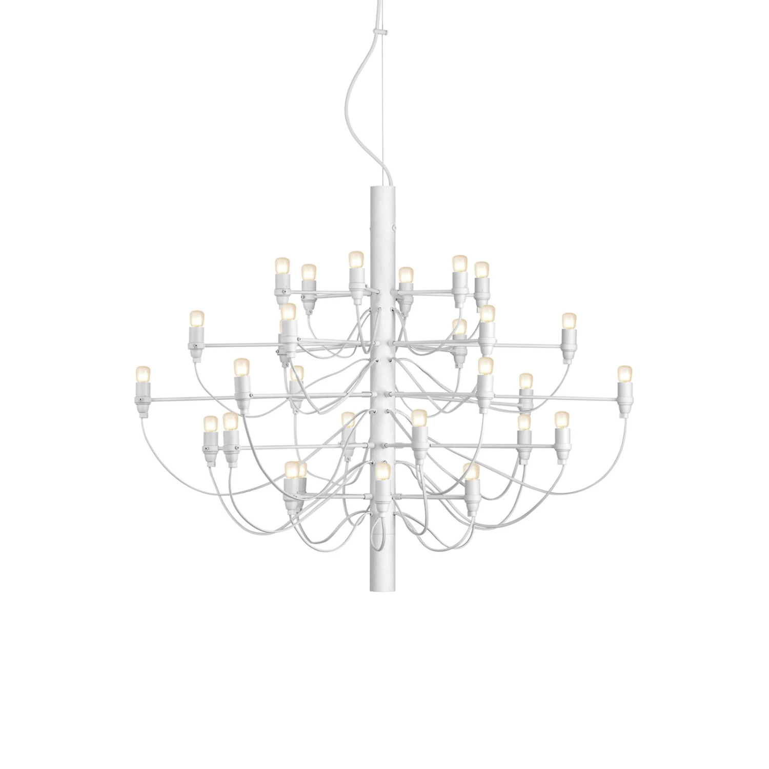 FLOS 2097/30 LED Chandelier, Frosted, White 4 FLOS 2097/30 LED Chandelier, Frosted, White - Image 2