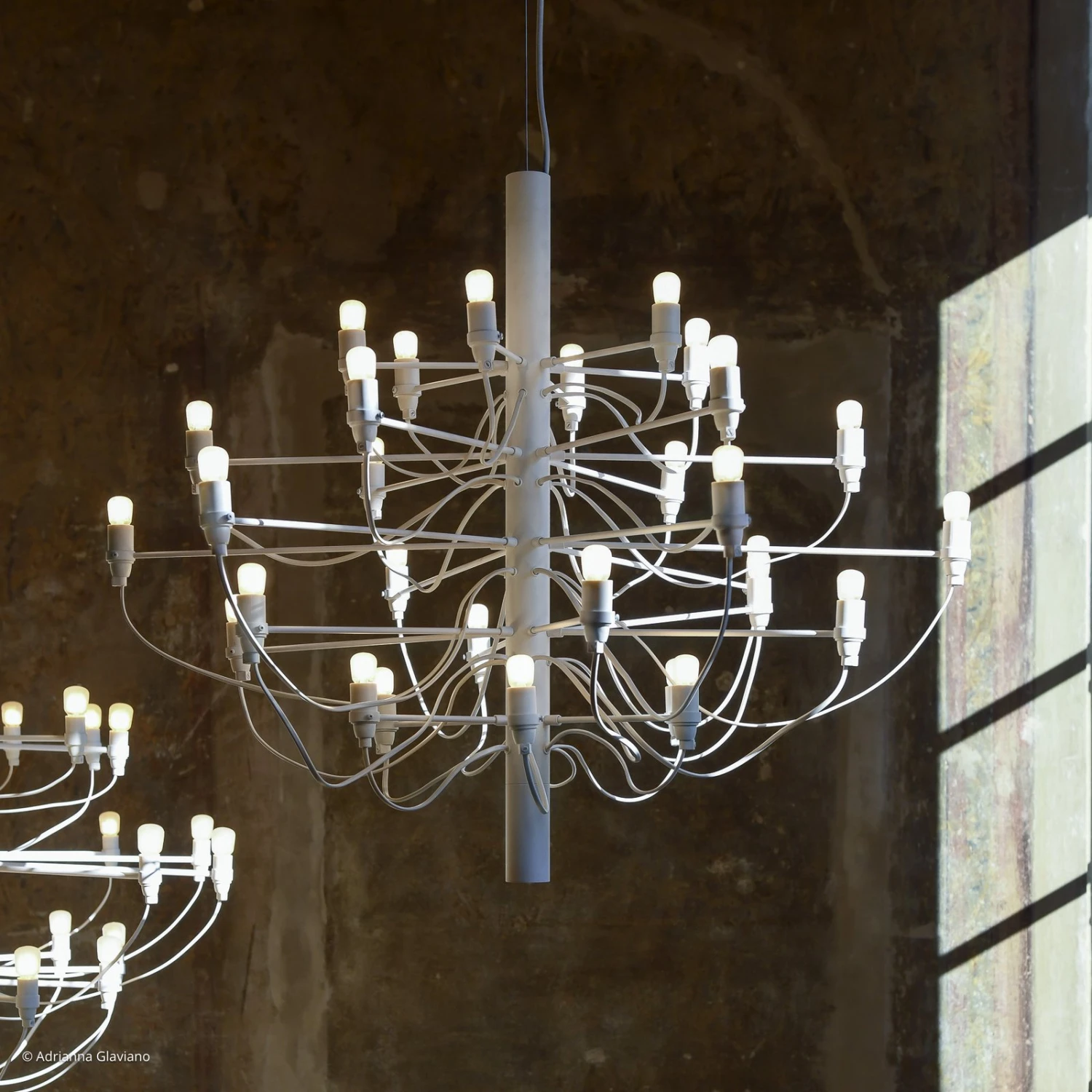 FLOS 2097/30 LED Chandelier, Frosted, White 3 FLOS 2097/30 LED Chandelier, Frosted, White