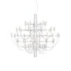 FLOS 2097/50 LED Chandelier, Clear, White 2 FLOS 2097/50 LED Chandelier, Clear, White -Lighthouse Shop 10014169