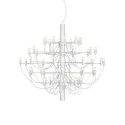 FLOS 2097/50 LED Chandelier, Frosted, White