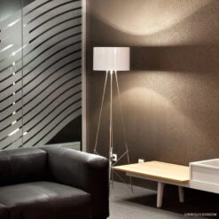 FLOS RAY F2 Floor Lamp With A White Lampshade -Lighthouse Shop 3510032 2