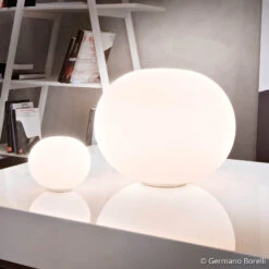 FLOS Glo-Ball Basic Zero - White Table Lamp 11 FLOS Glo-Ball Basic Zero - White Table Lamp -Lighthouse Shop 3510119 2
