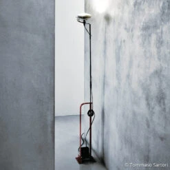 FLOS Toio - Industrial Design Floor Lamp, Red -Lighthouse Shop 3510133 4