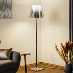 FLOS KTribe F2 Floor Lamp, Silver