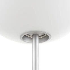 FLOS Glo-Ball Floor 1 Floor Lamp, Matt Silver -Lighthouse Shop 3510146 5