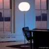 FLOS Glo-Ball Floor 2 Floor Lamp, Matt Silver 2 FLOS Glo-Ball Floor 2 Floor Lamp, Matt Silver -Lighthouse Shop 3510147