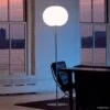 FLOS Glo-Ball Floor 3 Floor Lamp, Matt Silver -Lighthouse Shop 3510148