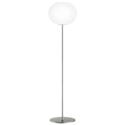 FLOS Glo-Ball Floor 3 Floor Lamp, Matt Silver -Lighthouse Shop 3510148 3