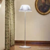 FLOS Romeo Moon - Floor Lamp With Riffled Shade -Lighthouse Shop 3510149