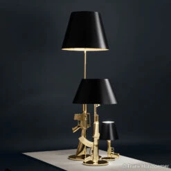FLOS Lounge Gun - Floor Lamp, Gold-black -Lighthouse Shop 3510152 3