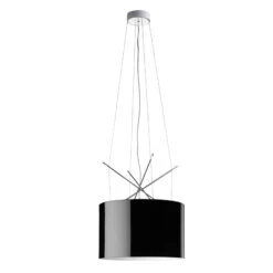FLOS Ray S Hanging Light, Black -Lighthouse Shop 3510161 3