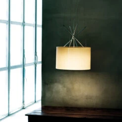 FLOS Ray S Hanging Light, Grey -Lighthouse Shop 3510163 3