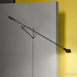 FLOS 265 Steel Wall Light, Black -Lighthouse Shop 3510202 4