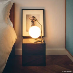 FLOS IC T1 Low Designer Table Lamp Brushed Brass -Lighthouse Shop 3510295 2