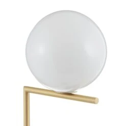 FLOS IC F1 Floor Lamp, Brushed Brass -Lighthouse Shop 3510297 3
