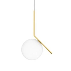 FLOS IC S2 Designer Pendant Light, Brass 16 FLOS IC S2 Designer Pendant Light, Brass -Lighthouse Shop 3510300 6