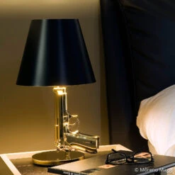 FLOS Beside Gun Designer Table Lamp, Gold -Lighthouse Shop 3510308 5