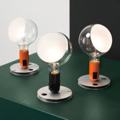 FLOS Lampadina LED Table Lamp, Black -Lighthouse Shop 3510368 5