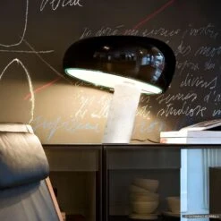 FLOS Snoopy Table Lamp With Dimmer, Black