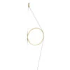 FLOS Wirering White LED Wall Light, Ring Gold 1 FLOS Wirering White LED Wall Light, Ring Gold -Lighthouse Shop 3510495