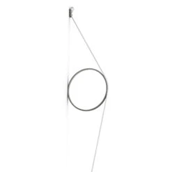 FLOS Wirering White LED Wall Light, Ring Black