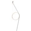 FLOS Wirering Grey LED Wall Light, Ring Magenta -Lighthouse Shop 3510500