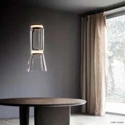 FLOS Noctambule Hanging Light 1 Low Cylinder, Cone -Lighthouse Shop 3510536 2