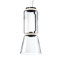 FLOS Noctambule Hanging Light 1 Low Cylinder, Cone -Lighthouse Shop 3510536 3