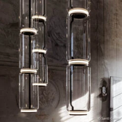 FLOS Noctambule LED Hanging Light 3 Low Cylinders -Lighthouse Shop 3510544 4