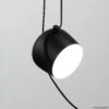 FLOS Aim Small LED Hanging Light, Black -Lighthouse Shop 3510565