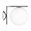 FLOS IC C/W1 Wall Light, Chrome Ø 20 Cm -Lighthouse Shop 3510575