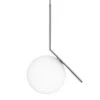 FLOS IC S2 Designer Hanging Light, Chrome Ø 30 Cm 1 FLOS IC S2 Designer Hanging Light, Chrome Ø 30 Cm -Lighthouse Shop 3510579
