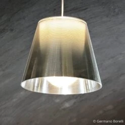 FLOS KTribe S1 Hanging Light, Smoky Grey