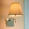 FLOS KTribe W Wall Light, Fabric Lampshade, Beige -Lighthouse Shop 3510602