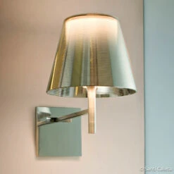 FLOS KTribe F1 Wall Light Metallic Silver