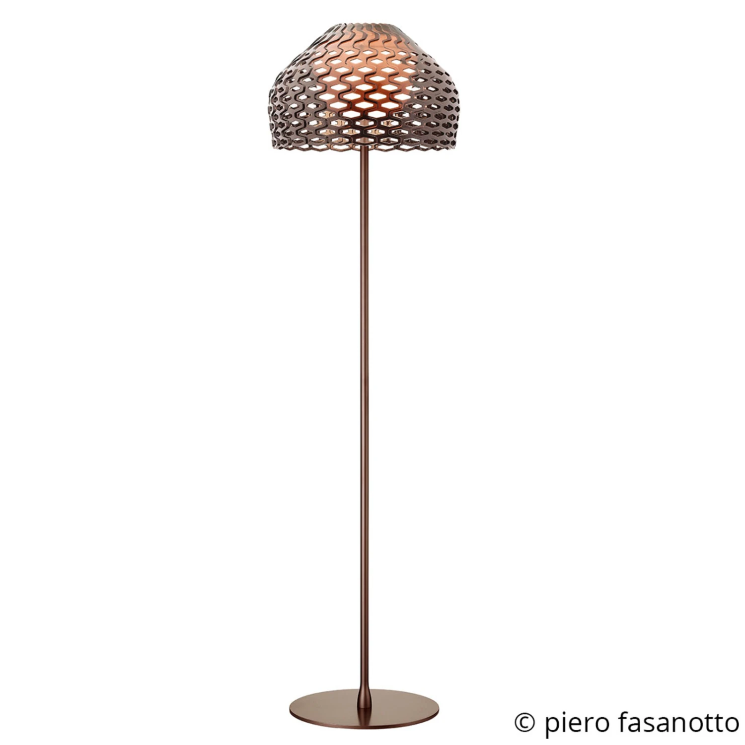 FLOS Tatou F Floor Lamp With Dimmer, Ochre Grey 4 FLOS Tatou F Floor Lamp With Dimmer, Ochre Grey - Image 2