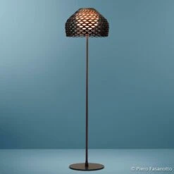 FLOS Tatou F Floor Lamp With Dimmer, Ochre Grey