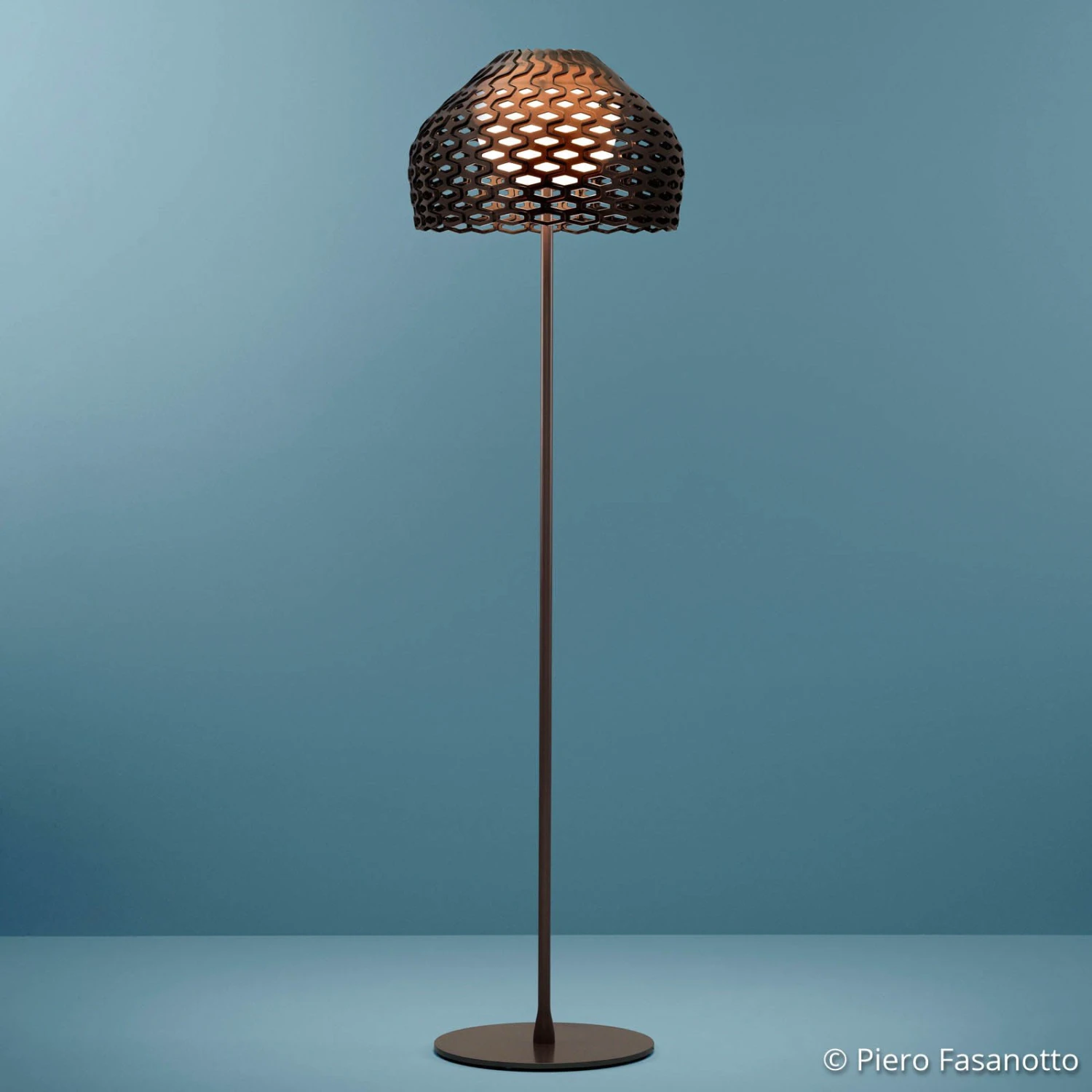 FLOS Tatou F Floor Lamp With Dimmer, Ochre Grey 3 FLOS Tatou F Floor Lamp With Dimmer, Ochre Grey