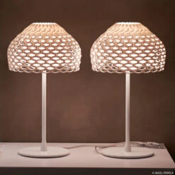 FLOS Tatou T Table Lamp With Dimmer, White -Lighthouse Shop 3510620 2