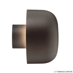 FLOS Bellhop Outdoor Wall Light 2,700 K Dark Brown