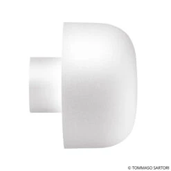 FLOS Bellhop Outdoor Wall Light, 2,700 K, White