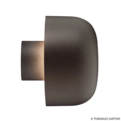 FLOS Bellhop Outdoor Wall Light 4,000 K Dark Brown